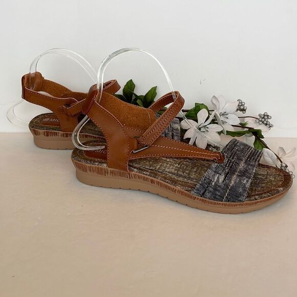 BLUE SANDALS BY MICHAELA, SZ40 - Picture 1 of 16